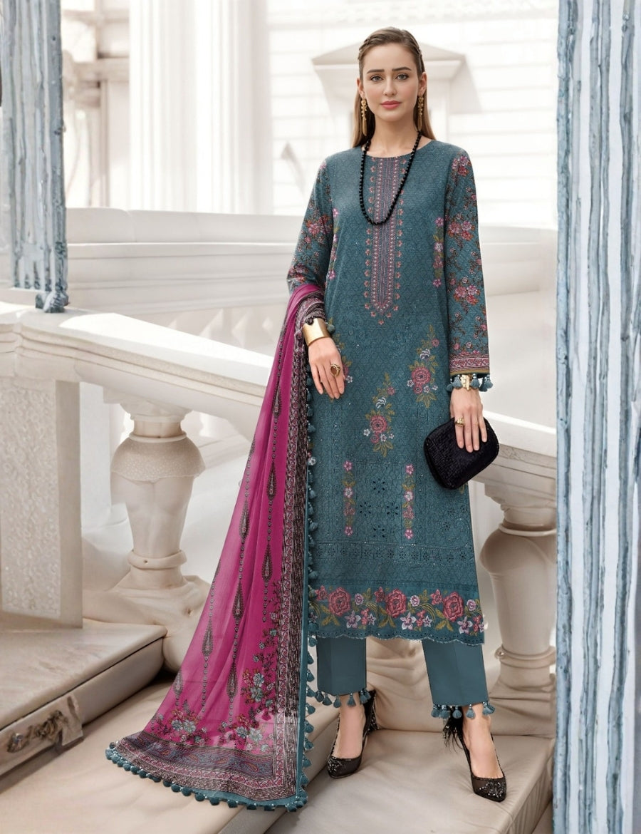 Nishat Emb Lawn 3PC 42507075-R