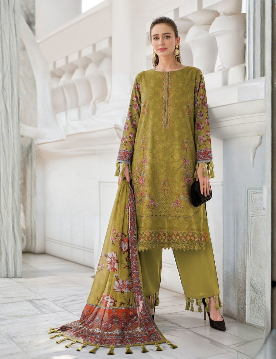 Nishat Emb Lawn 3PC 42507076-R