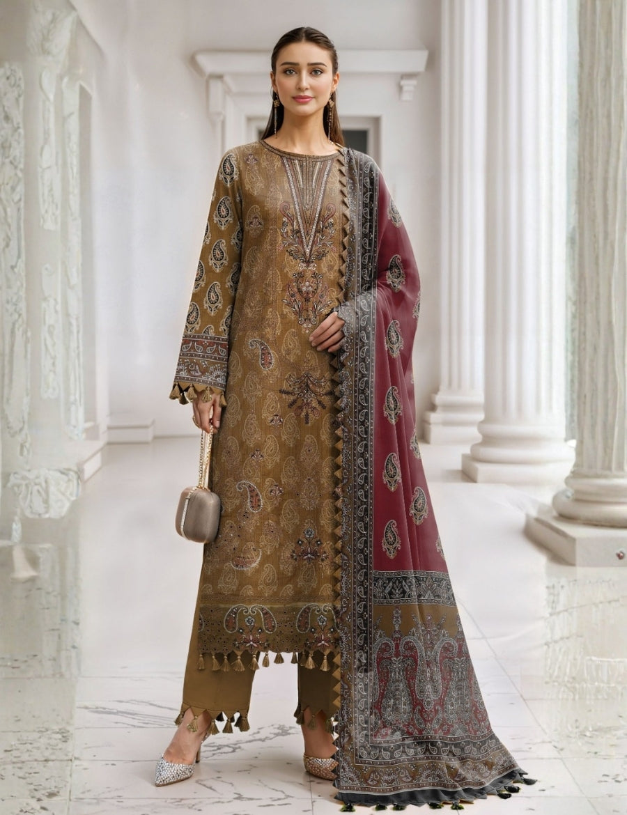 Nishat Emb Lawn 3PC 42507077-R