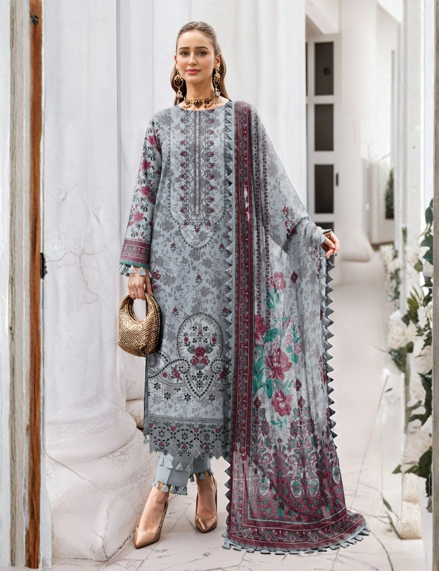 Nishat Emb Lawn 3PC 42507071-R