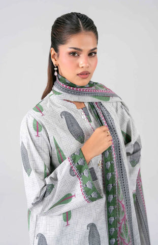Unstitched Nishat Printed Khaddar 3 Piece 42408108-R