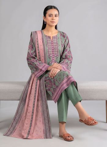 Unstitched Nishat Printed Khaddar 3 Piece 42408116-R