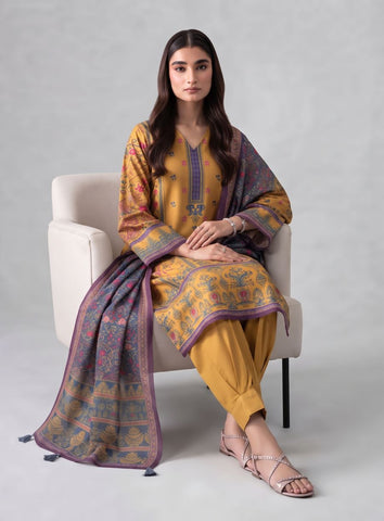 Unstitched Nishat Printed Khaddar 3 Piece 42408114-R