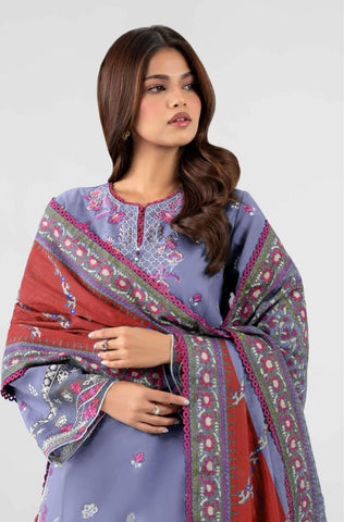 Unstitched Nishat Printed Khaddar 3 Piece 424081151-R