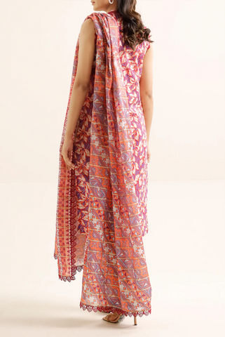 Nishat Unstitched Printed Khaddar 3-Pc