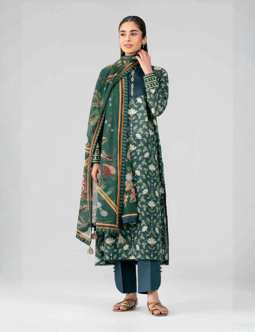 Unstitched Nishat Printed Khaddar 3 Piece 42408115-R