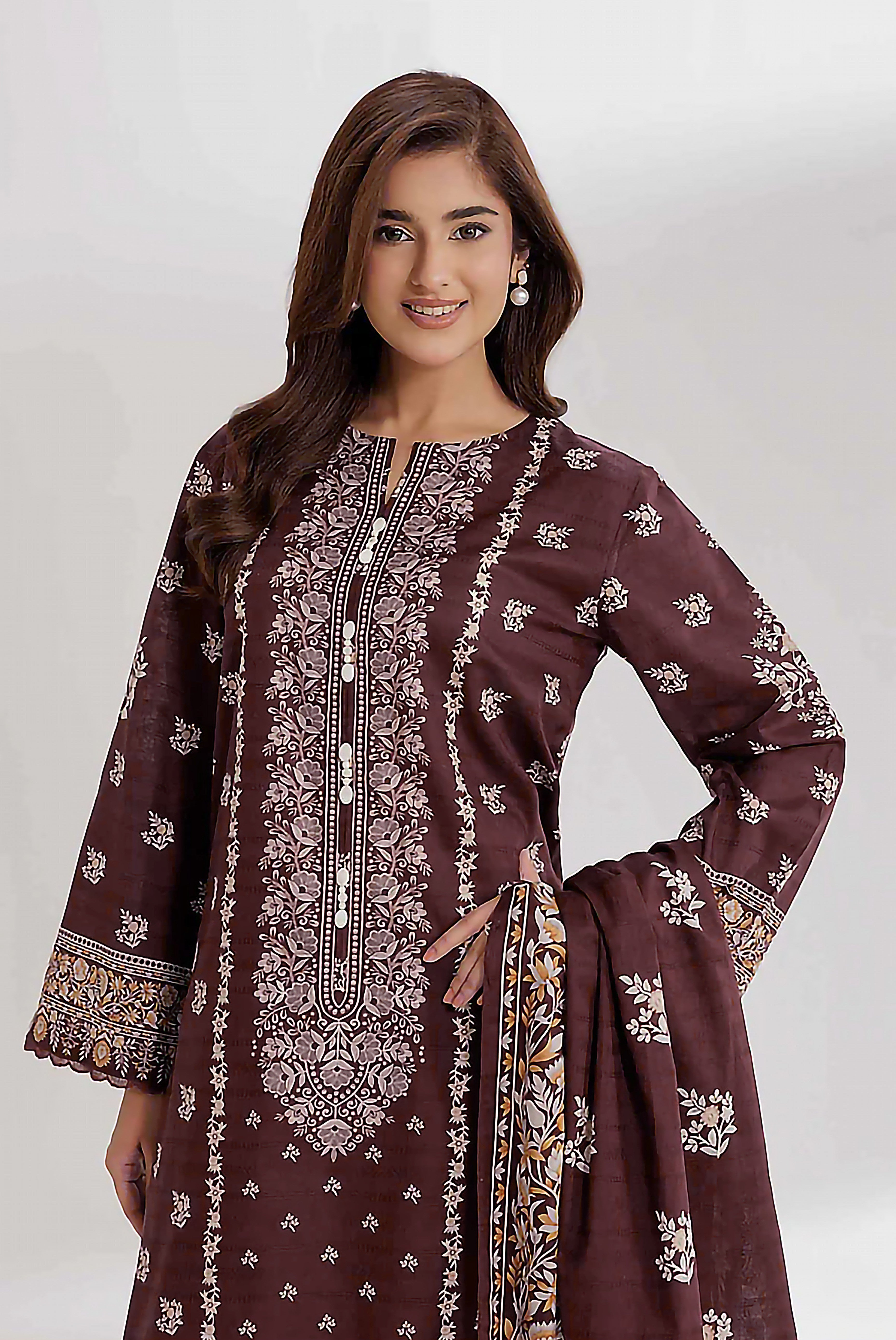 nishat linen 3pc