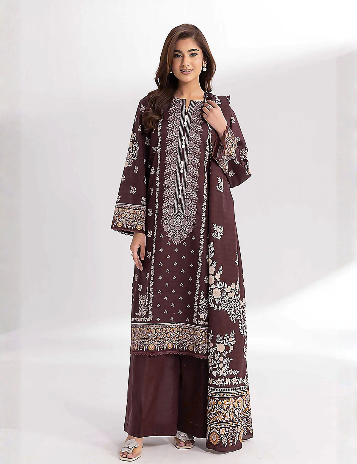 nishat linen 3pc