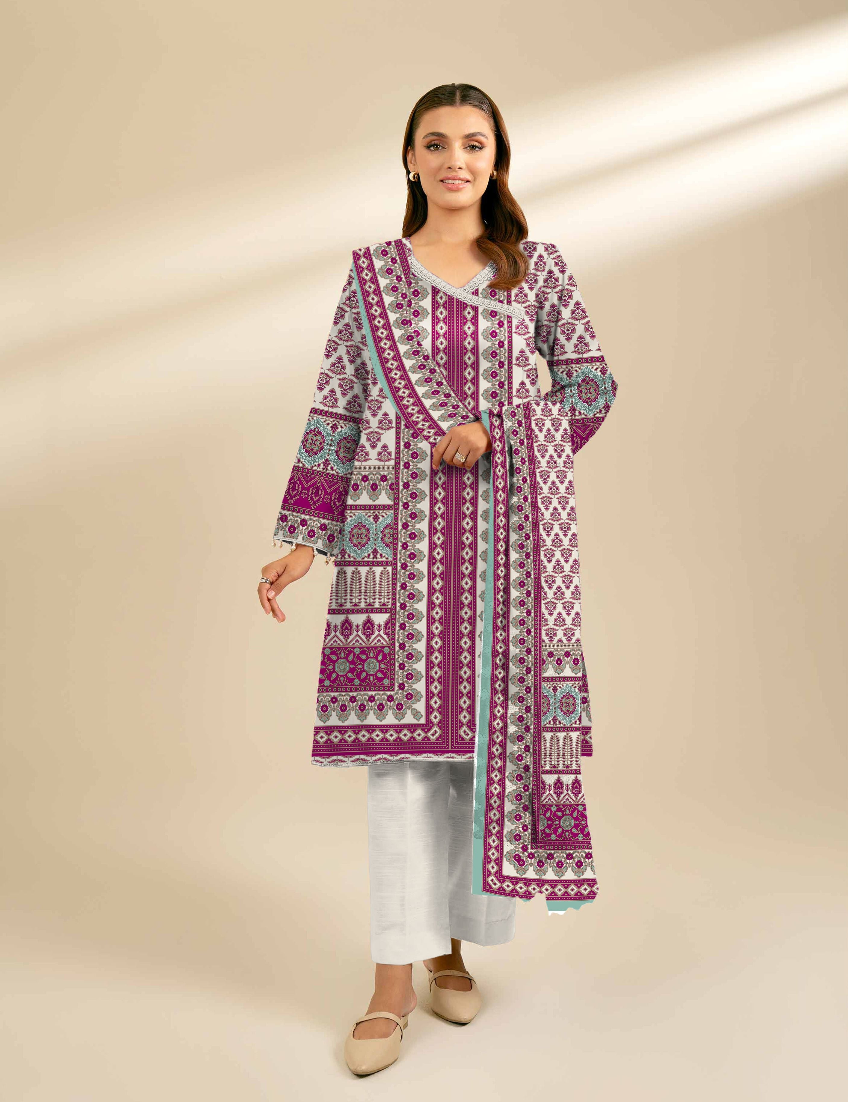 nishat linen 3pc