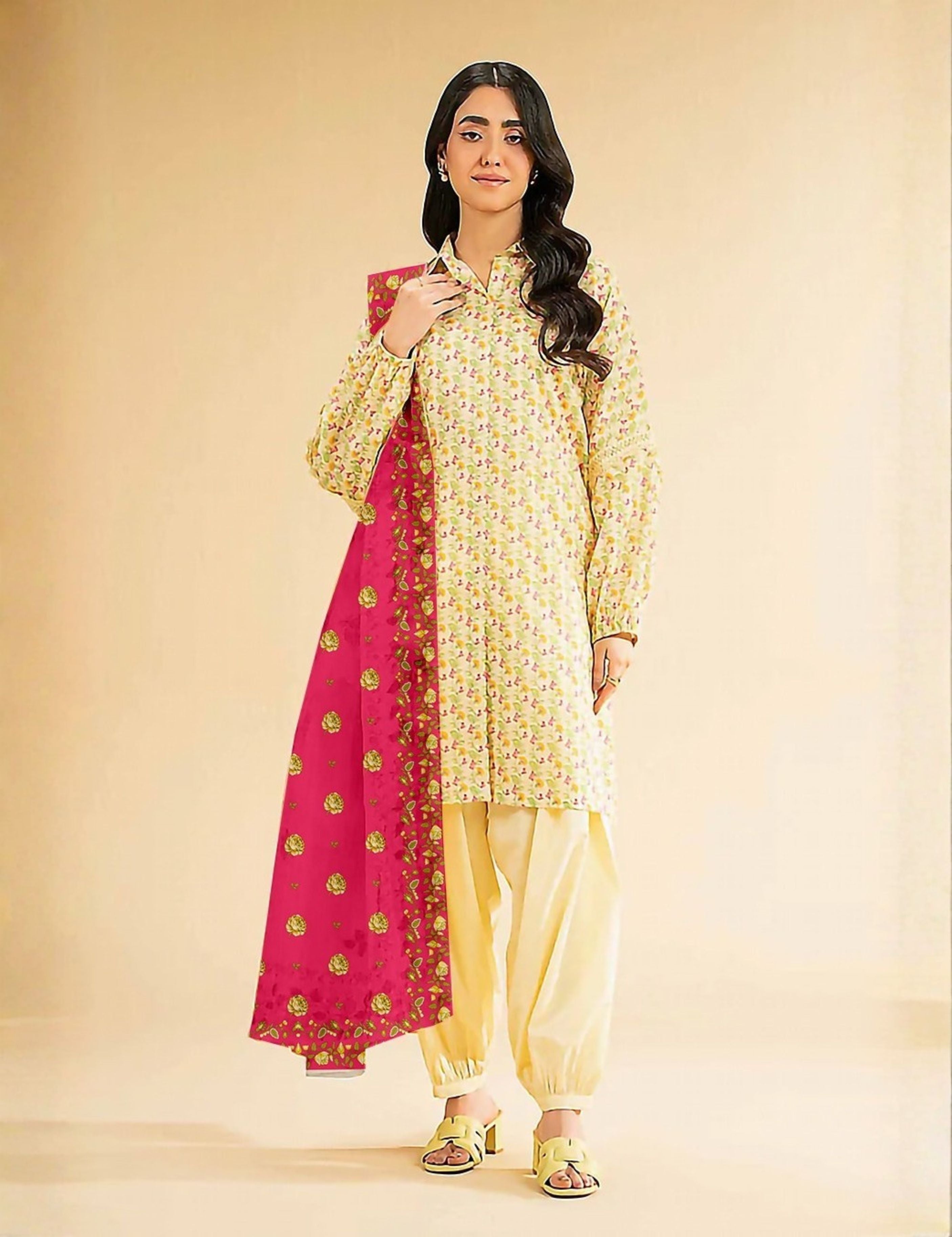 nishat linen 3pc