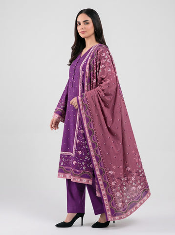 Unstitched Nishat Printed Linen 3 Piece N8