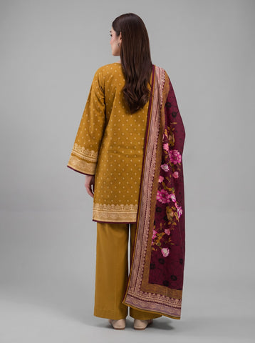 Unstitched Nishat Printed Linen 3 Piece N7