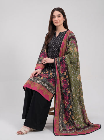 Unstitched Nishat Printed Linen 3 Piece N6