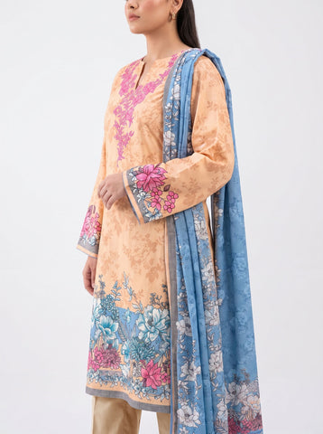 Unstitched Nishat Printed Linen 3 Piece N5