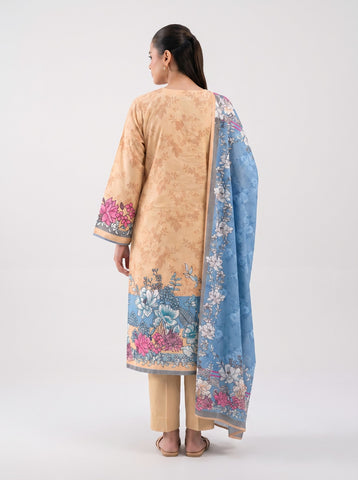 Unstitched Nishat Printed Linen 3 Piece N5
