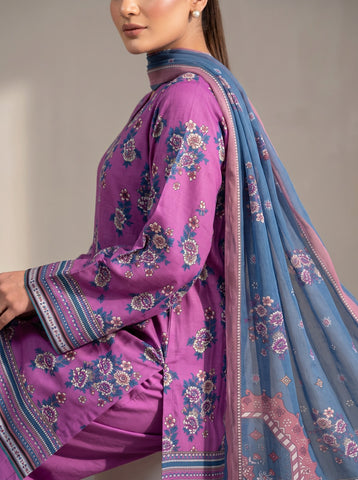 Unstitched Nishat Printed Linen 3 Piece N9