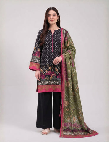 Unstitched Nishat Printed Linen 3 Piece N6