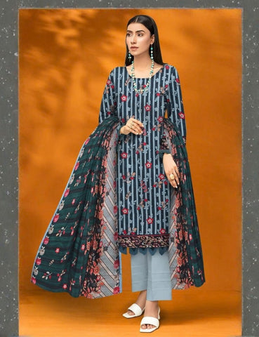 Unstitched Nishat Printed Viscose 3-Pc 42301837