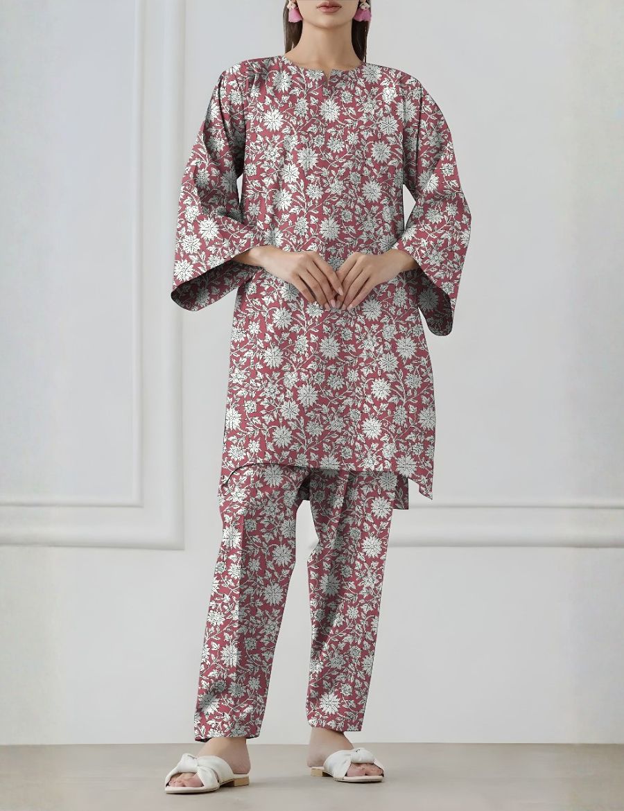 Unstitched Orient Printed Khaddar 2-Pc 04