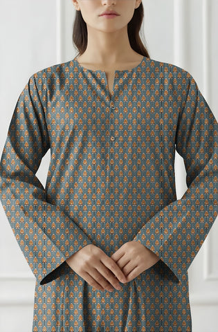 Unstitched Orient Printed Khaddar 2-Pc 06