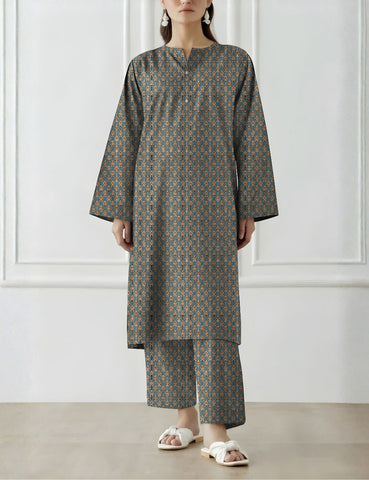 Unstitched Orient Printed Khaddar 2-Pc 06