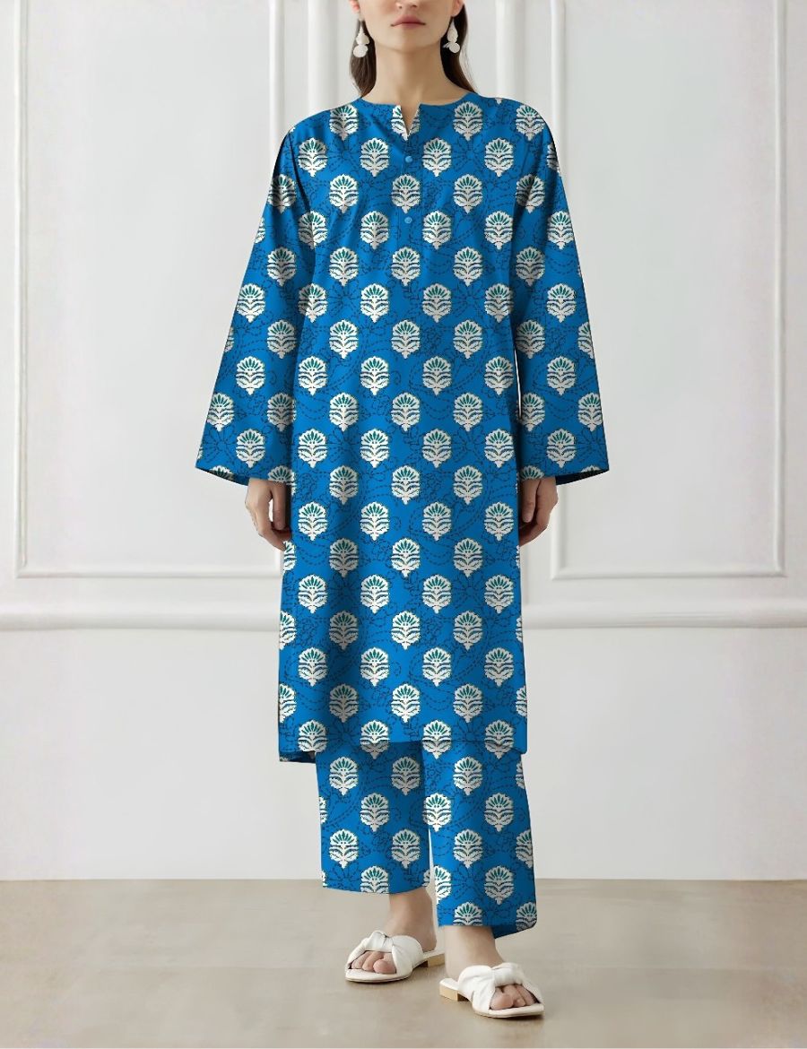 Unstitched Orient Printed Khaddar 2-Pc 03