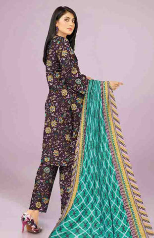 Orient Printed Fancy Khaddar 3-Pc OTL#23-326