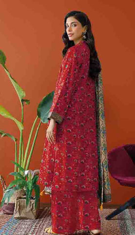 Orient Printed Fancy Khaddar 3-Pc OTL#23-336
