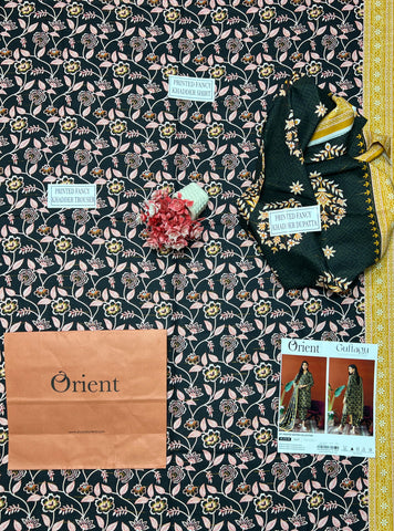 Orient Printed Fancy Khaddar 3-Pc OTL#23-195