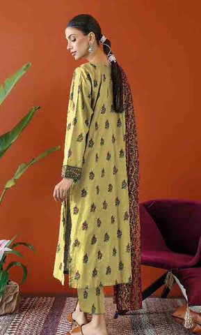 Orient Printed Fancy Khaddar 3-Pc OTL#23-132