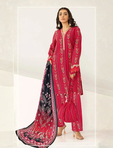 Ripple Collection Printed Khaddar 3-Pc R-4307
