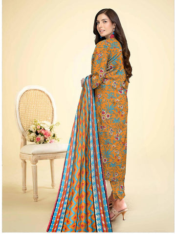 Ripple Collection Printed Fancy Khaddar 3-Pc R-4190
