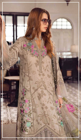 Ripple Collection Printed Fancy Khaddar 3-Pc R-4191