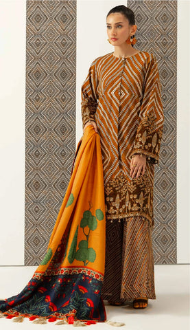 Ripple Collection Printed Khaddar 3-Pc R-4314