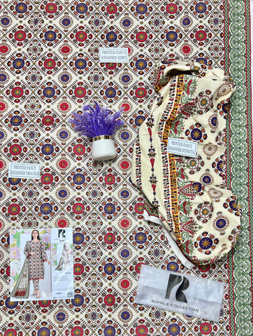 Ripple Collection Printed Khaddar 3-Pc R-4311