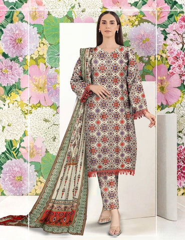 Ripple Collection Printed Khaddar 3-Pc R-4311