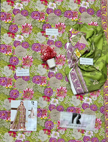 Ripple Collection Printed Khaddar 3-Pc R-4312
