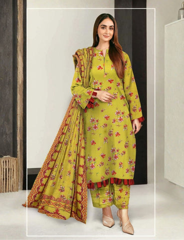 Ripple Collection Printed Khaddar 3-Pc R-4309