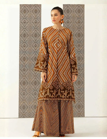 Ripple Collection Printed Khaddar 3-Pc R-4314