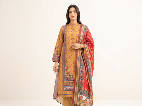 Unstitched Sapphire Printed Khaddar 3-Pc V8122D
