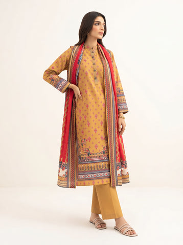Unstitched Sapphire Printed Khaddar 3-Pc V8122D