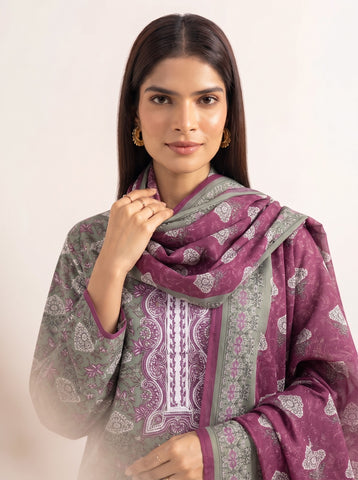 Unstitched Sapphire Printed Khaddar 3-Pc V8123D