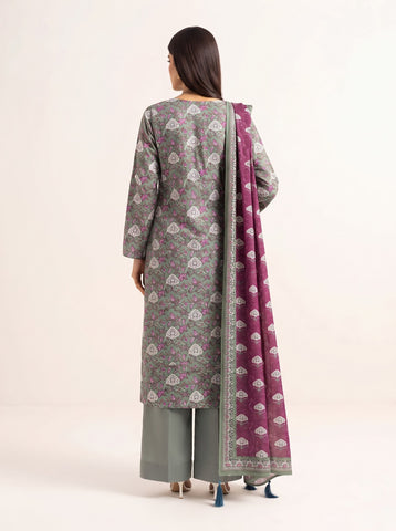 Unstitched Sapphire Printed Khaddar 3-Pc V8123D