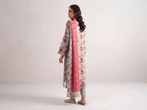 Unstitched Sapphire Printed Khaddar 3-Pc V8125D