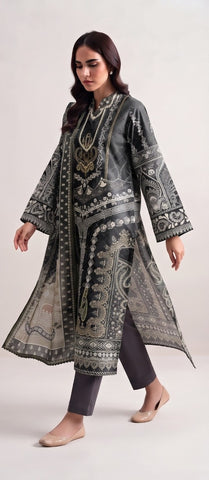 Unstitched Sapphire Printed Khaddar 3-Pc V8123D