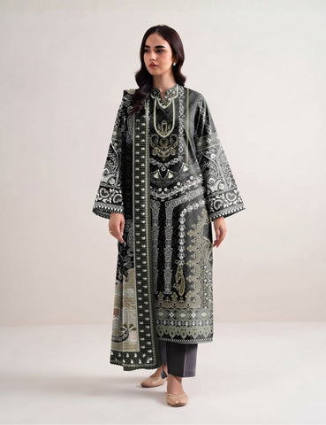 Unstitched Sapphire Printed Khaddar 3-Pc V8123D