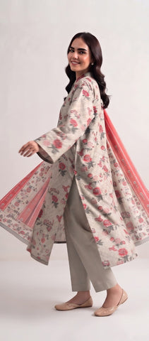 Unstitched Sapphire Printed Khaddar 3-Pc V8125D