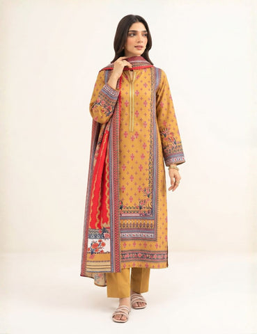 Unstitched Sapphire Printed Khaddar 3-Pc V8122D