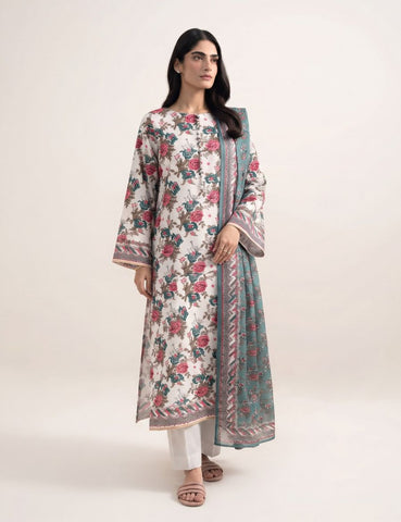 Unstitched Sapphire Printed Khaddar 3-Pc V8121D