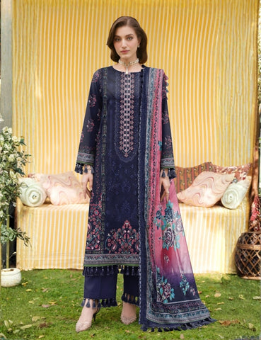 Sapphire Printed Emb Lawn 3PC V759